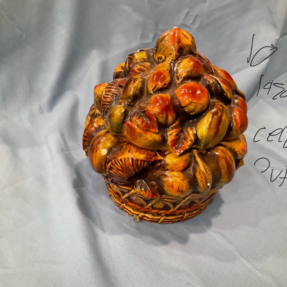 Vintage, ceramic, nut bowl, Inarco, Japan